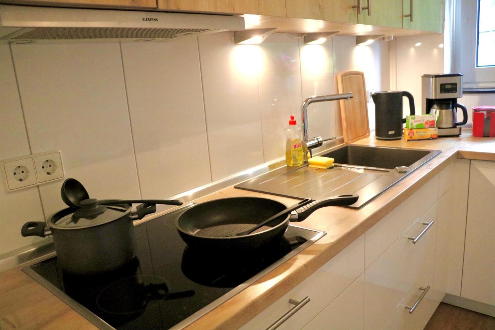 Ecocube Apartment2 Meppen14, Balkon, Kueche, Waschmaschine المظهر الخارجي الصورة